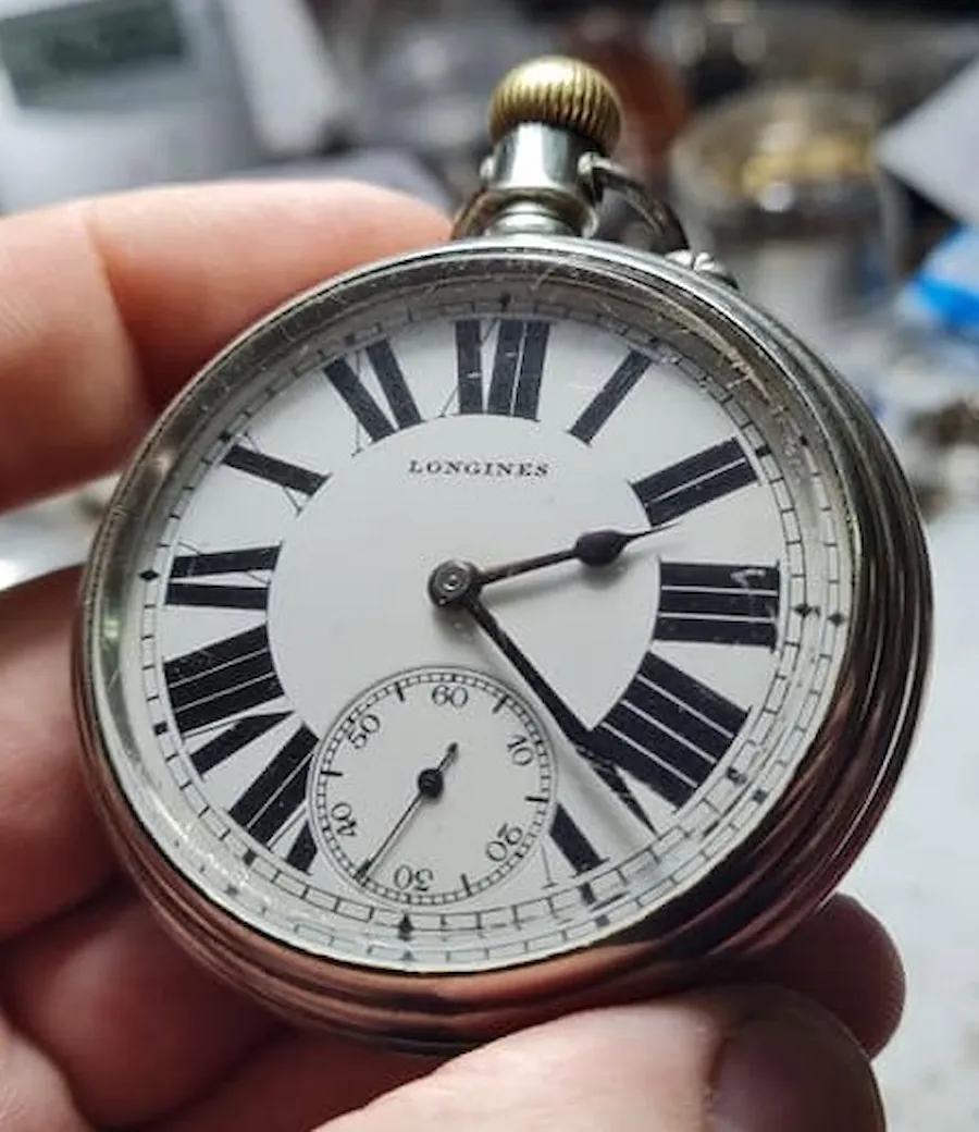 Longines džepni sat u časovničarskoj radnji Todorović Watch Co, Niš